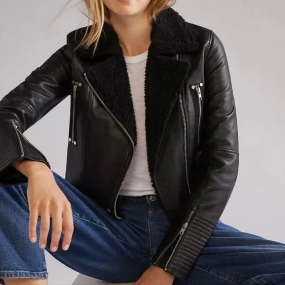 NWT PAIGE | Rooney Leather Jacket - Picture 4 of 13